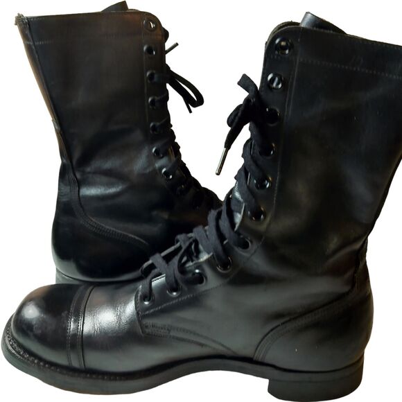 Men's Size 10 Authentic Vietnam Era Government Issue Jump / Corcoran Boots.